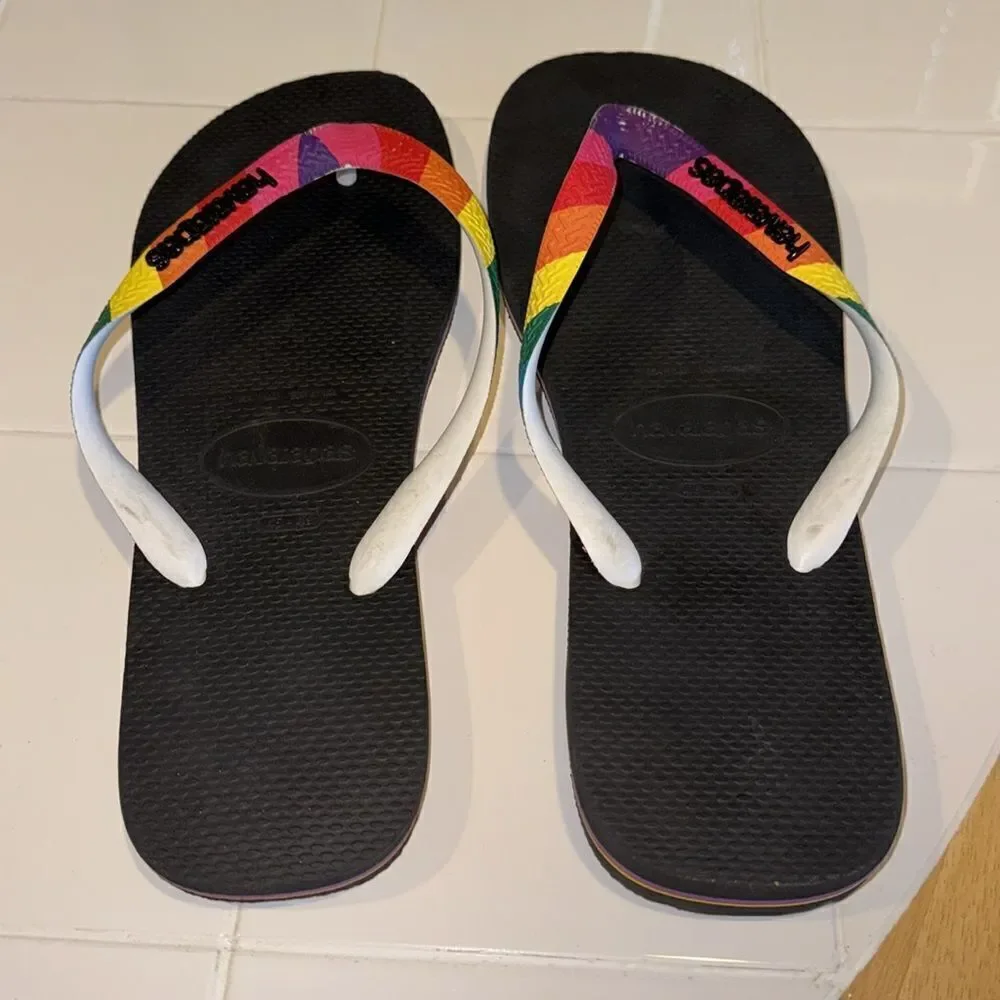 Havaianas Men's Top Pride Flip Flop Sandal Size 45/46 ~ 12/13 USA